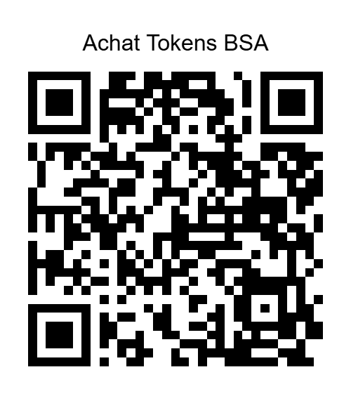 QR code PayPal pour acheter des BSA Tokens